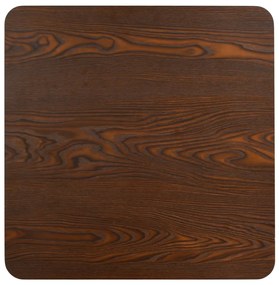 Mesa bistrô 50x50 cm MDF castanho-escuro