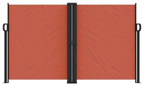 Toldo lateral retrátil 140x1200 cm terracotta