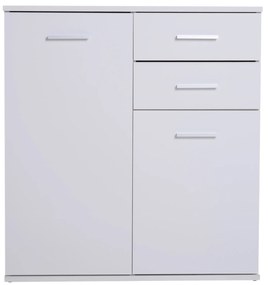 Armário Gabinete Consola Aparador Organizador de armazenamento multiuso para sala de estar com portas e gavetas 71x35x76cm