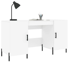 Secretária 140x50x75 cm derivados de madeira branco