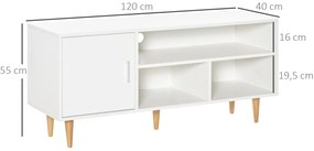 Móvel de TV Norway - 120cm - Design Nórdico