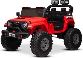 Jipe elétrico para crianças OFFRIDE 4x4 2 Lugares 24V bateria de litio, Rodas Grandes EVA com suspensão nas rodas traseiras, controlo remoto, luzes LE