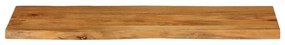 Tampo de mesa c/ borda viva 120x40x2,5 cm mangueira maciça