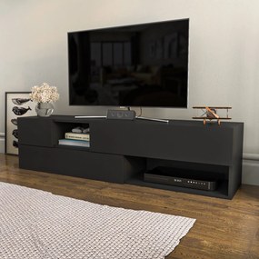 Móvel TV Morton – Antracite – 160 cm x 37,7 cm x 40 cm