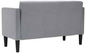 Sofá-luvas 111 cm tecido cinzento-claro