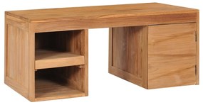 Mesa de centro 90x50x40 cm madeira de teca maciça