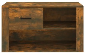 Sapateira 80x35x45 cm derivados de madeira carvalho fumado