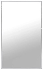 vidaXL Espelho 100x60 cm prateado