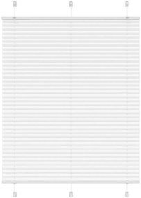 Branco Plissada Cega 105x150cm Largura Tecido 104,4cm Poliéster