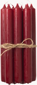 Velas de jantar cilíndricas Classic, conjunto de 10