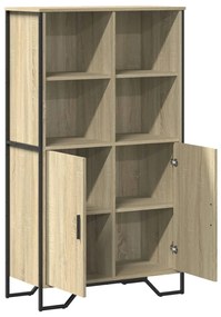Armário alto 79,5x35,5x137,5 cm deriv. madeira carvalho sonoma