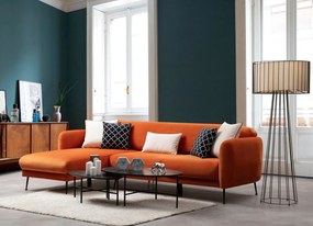 Sofá-Cama de Canto Sevilla – Laranja – 270 x 170 cm