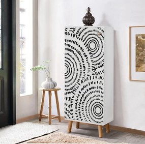 Shoe Cabinet Vegas – Branco – 50 cm x 135 cm x 38 cm