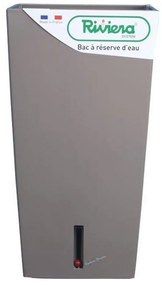 Vaso Autoirrigável Riviera Eva New Plástico Quadrado Taupe (28 X 28 X 52 cm)