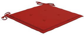 Cadeiras de exterior dobráveis 8pcs c/ almofadões acácia maciça