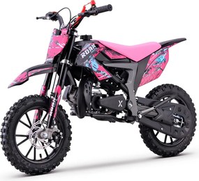 MINI MOTO PARA CRIANÇAS MiniCross Roan 709 gasolina 49cc 4.5CV ROSA