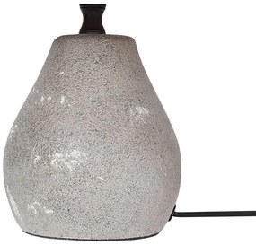 Conjunto de 2 candeeiros de mesa em cerâmica cinzenta 31 cm ARWADITO Beliani