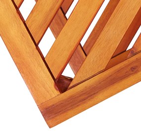 Mesa lateral em madeira de acácia maciça 45x33x45 cm