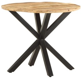 vidaXL Mesa de apoio 68x68x56 cm madeira de mangueira maciça