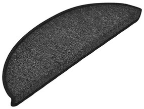 Tapetes de escada 30 pcs 56x17x3 cm antracite