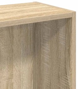 Estante 80x24x75 cm contraplacado carvalho sonoma