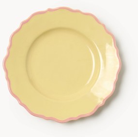 Prato de pequeno-almoço Crumble, conjunto de 4, amarelo