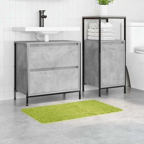 Tapete de banho Retangular Verde 50x80 cm Polipropileno Antiderrapante