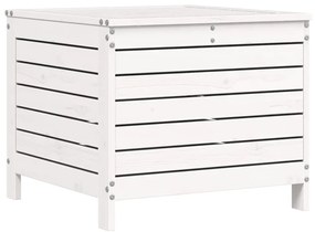 7 pcs conjunto de sofás para jardim pinho maciço branco