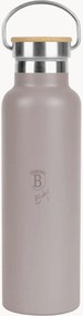 Frasco com tampa de bambu Taupe