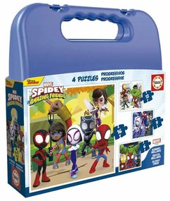 Set de 4 Puzzles Spidey Mala