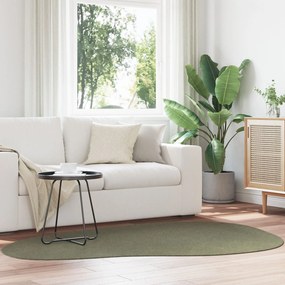 Tapete "HUARTE" Pelo Curto Macio e Lavável Verde Floresta 140x200 cm