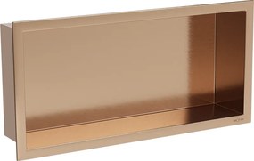Mexen X-Wall-R prateleira embutida com flange 45 x 20 cm, cobre escovado - 19C0452010