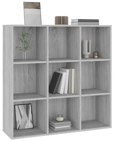 Estante 98x29x97,5 cm cor cinzento sonoma