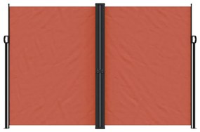 Toldo lateral retrátil 220x1000 cm terracotta