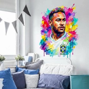 Autocolante de parede para adolescentes – Neymar