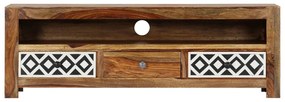Móvel de TV 120x30x40 cm madeira de acácia maciça