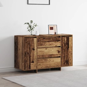 vidaXL Sideboard Madeira Velha 120x41x75 cm Madeira Engenharia