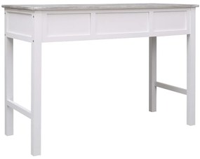 Secretária 110x45x76 cm madeira cinzento