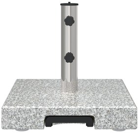 Base de Guarda-Chuva com Rodas com Pega Cinza Granito 29 kg Quadrada
