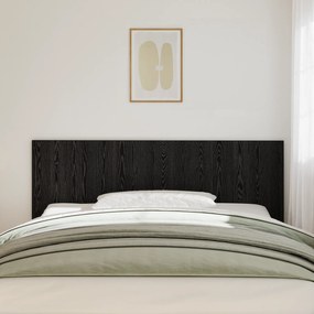 Cabeceira de Cama vidaXL Preto Carvalho 200x1,5x80 cm Madeira Reforçad