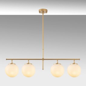Candeeiro de Teto Roe – Dourado Brilhante – 81 x 15 x 36-76 cm