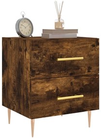 Mesa cabeceira 40x35x47,5 cm derivados madeira carvalho fumado