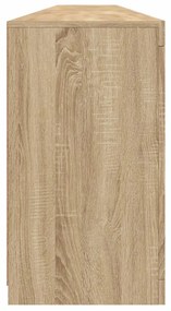 Aparador com luzes LED 283x37x67 cm carvalho sonoma