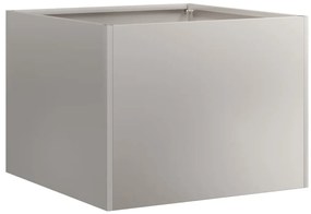 Floreira enferrujada 40x40x30 cm aço resistente