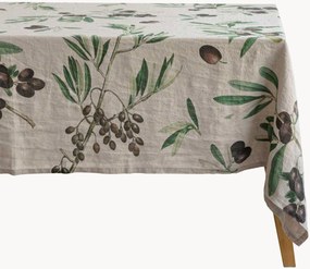 Toalha de mesa em linho Olives