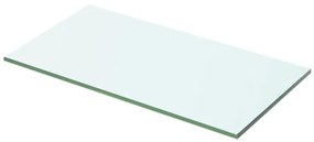 vidaXL Prateleira de vidro 50x20 cm transparente
