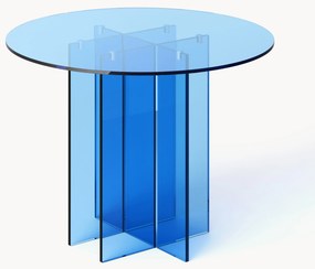 Mesa de jantar redonda em vidro Anouk, vários tamanhos