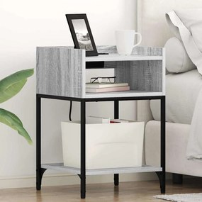 vidaXL Armários de Canto 2 pcs Sonoma cinzento 40 x 40 x 61 cm