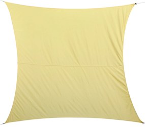 Outsunny Vela de Sombra Retangular 3x4 m Toldo Vela de Poliéster com Proteção UV Aneis em Forma de D e Cordas para Jardim Pátio Piscina Areia