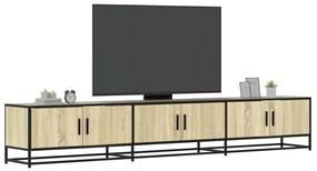 Móvel de TV 240x35x41 cm derivados de madeira carvalho sonoma